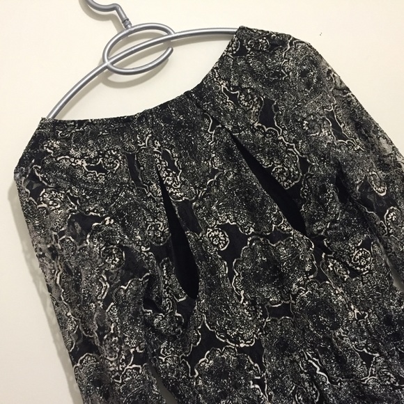 Francesca’s: Black Mesh Lace Dress - Picture 4 of 4